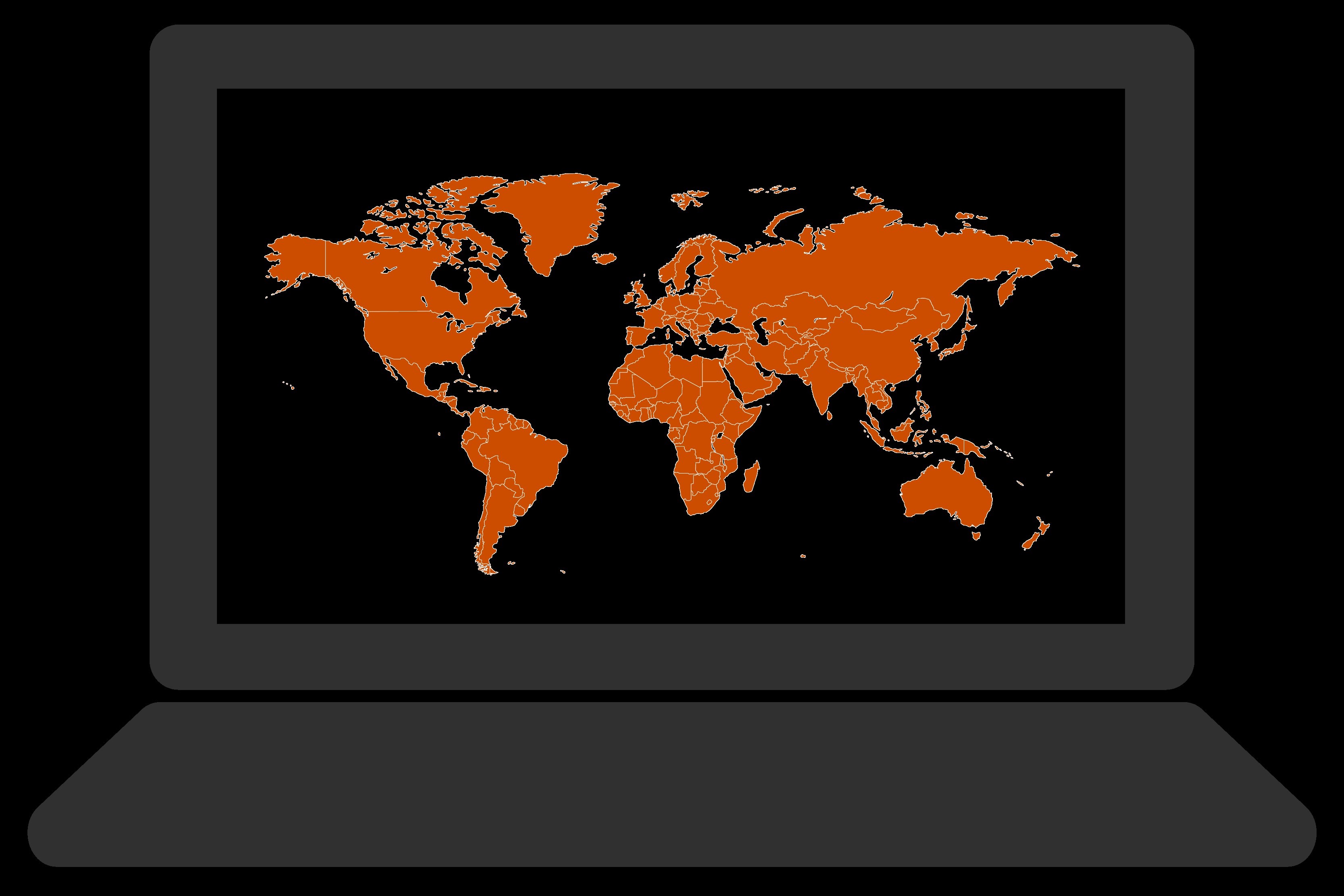 computer screen with GFM logo